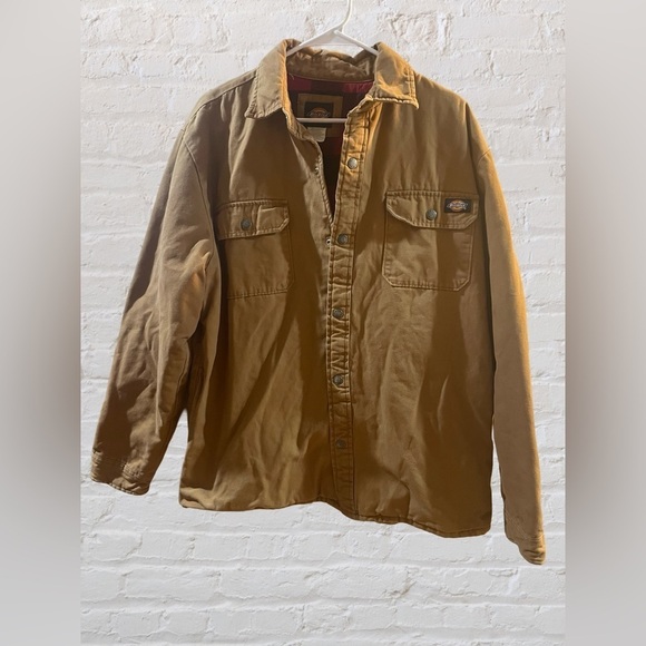 Dickies heavy duty work coat. Brown men’s size large - Picture 1 of 4